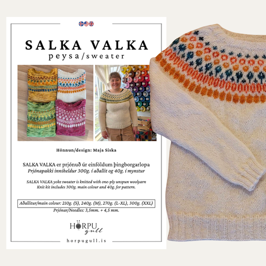 Prjónapakkning | SALKA VALKA peysa