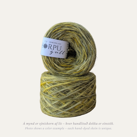 Sólblóm (sunflower) |Grey base