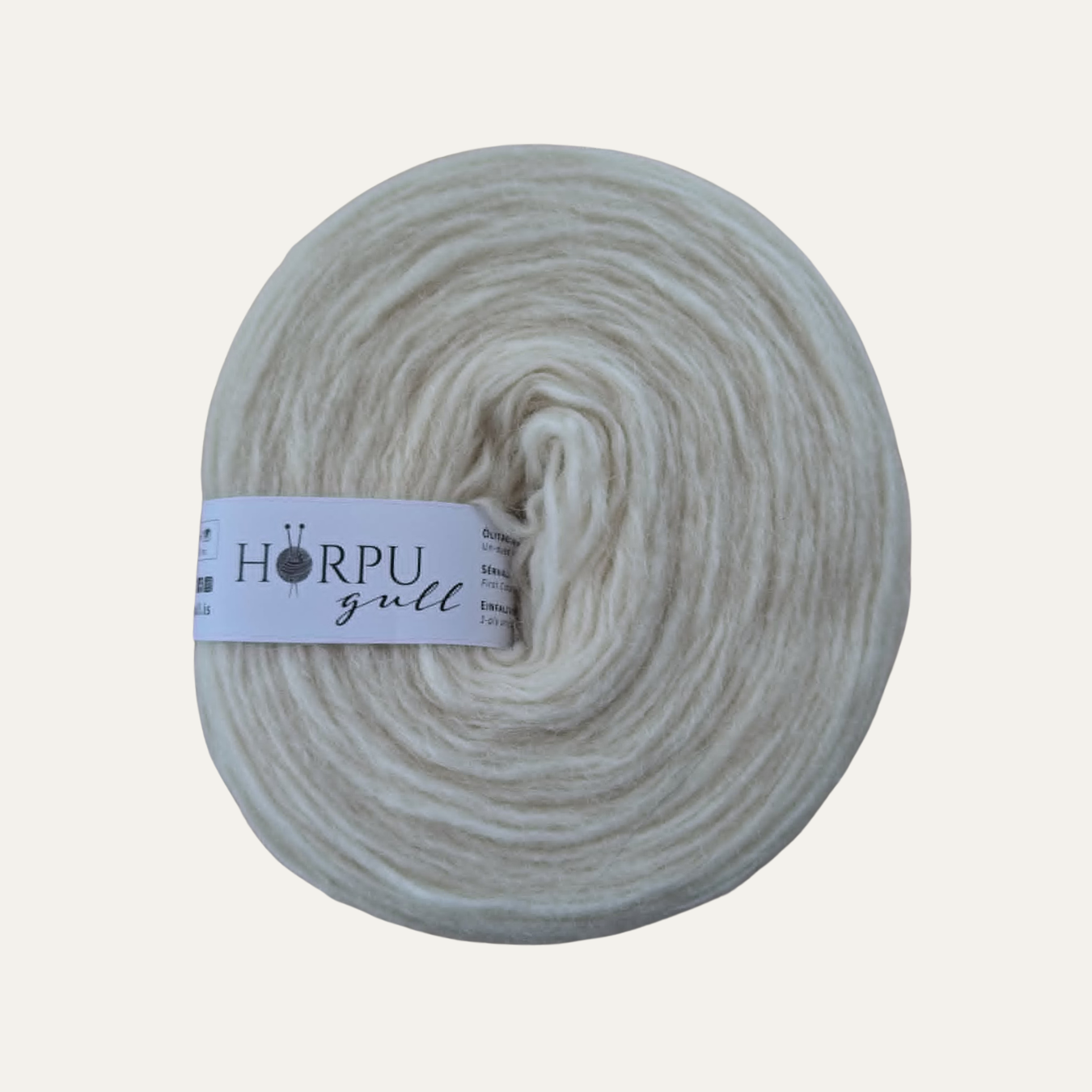 Ólitaður plötulopi