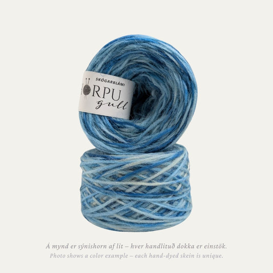skogarblami_hand_dyed_icelandic_lopi_yarn_light_blue_tones